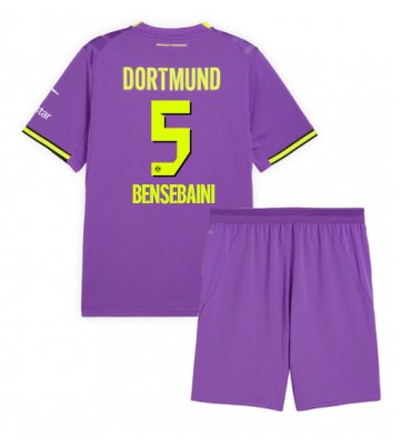 Borussia Dortmund Ramy Bensebaini #5 Tredjeställ Barn 2026-27 Kortärmad (+ Korta byxor)